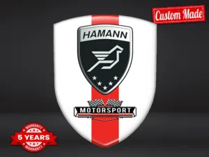 Hamann Autocollants Logo Perso Pro Max Résistants Stylé Design